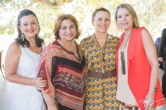 Silvia Campos, Clicia Rocha, Celma Bitar e Isabel Machado
