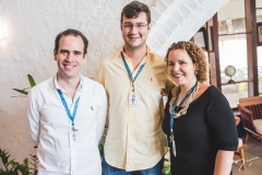 Ivan Dias, Luiz Vasconcelos e Milena Martins