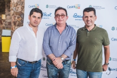 Pompeu Vasconcelos, Manoel Linhares e Erik Vasconcelos