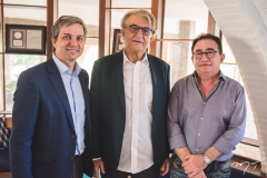 Romulo Soares, Arialdo Pinho e Manoel Linhares