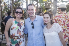 Lívia Forgel, Ivan Dias e Célia Coelho