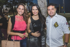 Raphaela Santiago, Rafaela Pinheiro e Demétrius Jorge Vieira