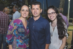 Raquel, Erick e Beatrice Vasconcelos