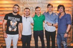 João Paulo Nobre, Vinícius Treviani, Davi Paiva, Pedro Moreira e Airton Júnior