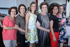 Cláudia de Castro, Sara Bezerra, Georgia Cysne, Regina Marques, Regina Paty e Lucineide Teixeira