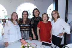 Sílvia Pessoa, Berna Pessoa, Marilena Campos, Cassandra Arruda e Inês Chaves