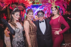Melissa Gurgel, Ana Cláudia Canamary, Dito Machado e Morgana Carlos