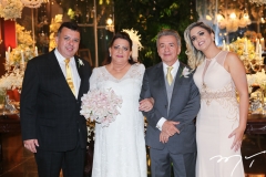 Alexandre, Vera e Majela Félix, com Branca Benevides
