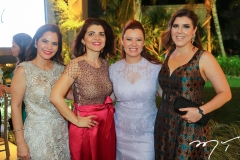 Cristiana Carneiro, Rilka Bezerra, Aline Félix Barroso e Carla Pereira