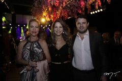 Cristiane e Maria Cecilia da Fonte e Leonardo Couto