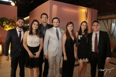 Daniel Pantoja, Livia Aragão, Tiago Araújo, Ricardo Cortez, Juliana Goulart, Sabrina África e Rafael Faria