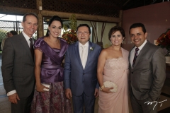 Randal e Carmen Pompeu, Ricardo Cortez, Micheline e Germano Albuquerque