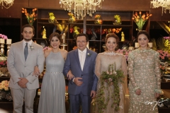 Ricardo, Rebeca Colares, Ricardo, Taciana e Rafaela Cortez