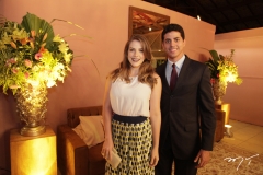 Sarah Studart e Pedro Otoch