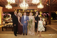 Vitor Cesar, Ricardo e Taciana Cortez, Roberta e Valentina Barreto