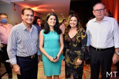 Beto Studart, Zeina Latif, Emilia Buarque e Ricardo Cavalcante