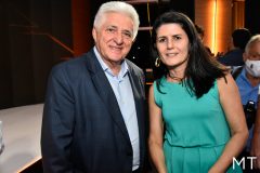 Deusmar Queiroz e Zeina Latif