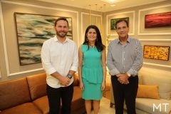Fabio Albuquerque, Zeina Latif e Beto Studart