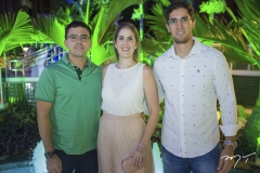 Diego Almeida, Camila e Guilherme Rabelo
