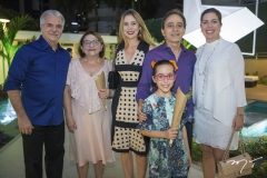 Pio Rodrigues, Lucinda Carvalho, Cristiane, Dalton e Júlia Guimarães e Ticiana Rolim