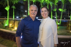 Pio Rodrigues e Ticiana Rolim