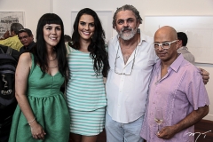 Carolina Figueiredo, Renata Guimarães, Cláudio César e Jorge Floreto
