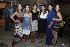 Mariana, Taís, Silvana Fialho, Márcia Travessoni, Luciana e Carol Fialho