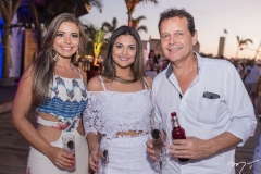 Fernanda Moreira, Lorayne Fontenele e Olímpio Barroso
