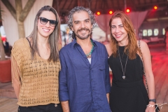 DJ Cla Pessoa, André Lira e Tânia Saraiva