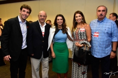 Dado Montenegro, Fernando e Márcia Travessoni, Denise e Cesar Motenegro