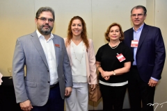Edson Queiroz Neto, Ticiana Rolim, Fatima Veras e Randal Pompeu
