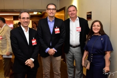Sergio Resende, Eduardo Figueiredo, Carlos Henrique  e Maria Elenira Viana