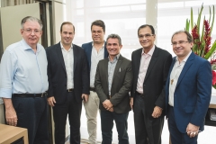 Ricardo Cavalcante, César Ribeiro, Jonas Beker, Benildo Aguiar, Beto Studart e Carlos Matos