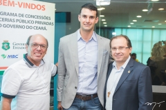 André Montenegro, Dimas Barreira e Carlos Matos