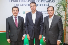 Edilberto Pontes, Camilo Santana e Beto Studart