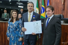Cláudia Gomes, Camilo Santana e Adail Júnior