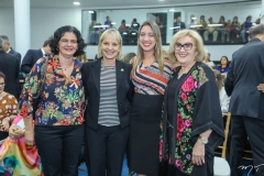 Suzete Nunes, Paola Braga, Larissa Gaspar e Socorro França