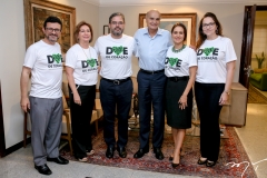 Henrique Sá,Fatima Veras, Edson Queiroz Neto, Dráuzio Varella, Manoela Bacelar e Karol Moura