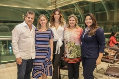 Cláudio Albuquerque, Roseana Dias, Alexia Duarte, Cilian Vieira e Camila Senna