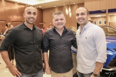 Hugo Quinderé, Omar Albuquerque e Guilherme Quinderé