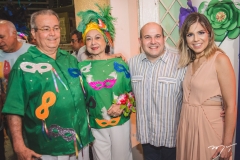 Meton e Iolanda Vasconcelos, Roberto Cláudio e Carol Bezerra