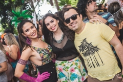 Luiza Almeida, Patrícia Oliveira e Luiz Menezes