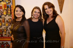Cirlangela Maurício, Marleide Mendes e Márcia Andréa
