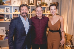 Carlos Otávio, Jarbas Bataioli e Nara Oliveira