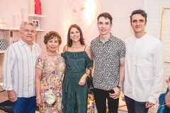 Francisco Mattos Brito, Tane Albuquerque, Cibele Parreiras, André Albuquerque e Ben Pedrosa