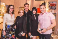 Gláucia Andrade, Lúcia Freitas, Andrade Mendonça, Rosalinda Pinheiro e Francisco Campelo