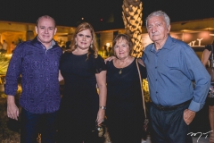 Ricardo, Vanesca e Célia Bezerra e Jacó Benvindo