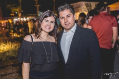 Ticiana Brigido e Pompeu Vasconcelos