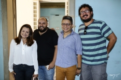 Kel Oliveira, Érico Monteiro, Carlos Zaranza e Ney Filho