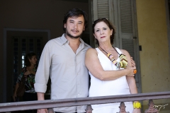 Thiago Falcão e Olga Pamplona